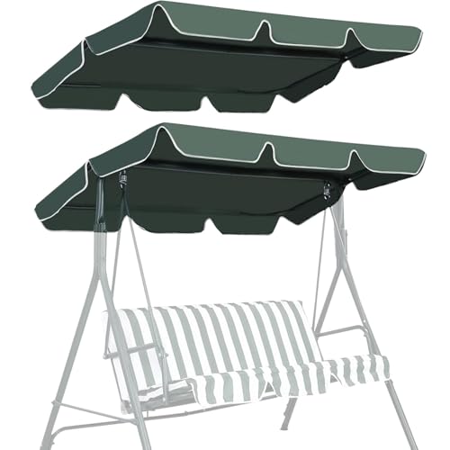 Wasserdichte, robuste Ersatz-Schaukelabdeckung für 2-/3-Sitzer-Gartenstuhl, Anti-UV-Schutz, reißfest, für den Außenbereich, Terrasse, 195 x 125 x 15 cm Wasserdichte, robuste Ersatz-Schaukelabdeckung für 2-/3-Sitzer-Gartenstuhl, Anti-UV-Schutz, reißfest, für den Außenbereich, Terrasse, 195 x 125 x 15 cm von Generisch