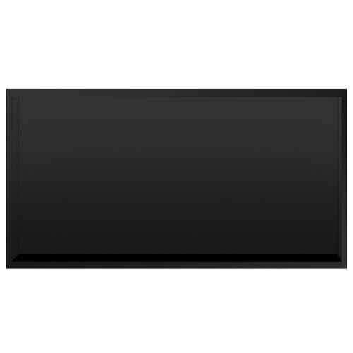 Wasserdichte Badezimmer-Wand: Rechteckiges Regal für Dusche, Toilettenpapierhalter mit mattem Finish, ideal für Shampoo, Seife und Fußstütze von Generisch