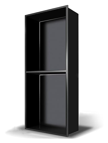 Wasserdichte Badezimmer-Wandregale aus Edelstahl, Einbauaufbewahrung für Shampoo, Toilettenartikel und Kosmetika, schwarz, 70 x 28 x 12,5 cm Duschnizer Wasserdichte Badezimmer-Wandregale aus Edelstahl, Einbauaufbewahrung für Shampoo, Toilettenartikel und Kosmetika, schwarz, 70 x 28 x 12,5 cm Duschnizer von Generisch
