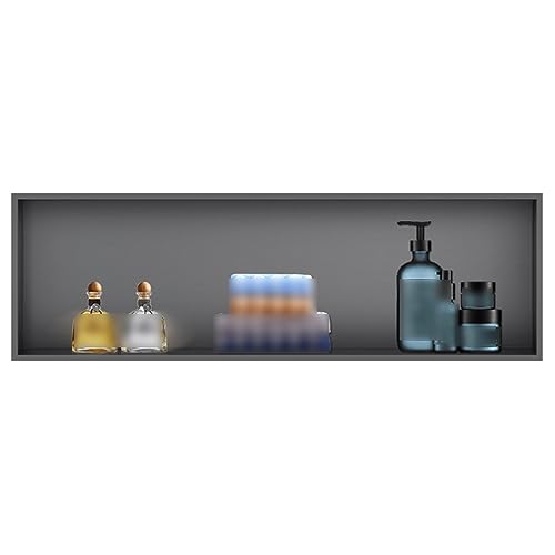 Wasserdichte Einbau-Duschnische, Edelstahl-Wandregal für Badezimmer, Nassraum, Shampoo, Kosmetik, Toilettenartikel, Aufbewahrungslösung Wasserdichte Einbau-Duschnische, Edelstahl-Wandregal für Badezimmer, Nassraum, Shampoo, Kosmetik, Toilettenartikel, Aufbewahrungslösung von Generisch