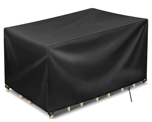 Wasserdichte Gartenmöbelabdeckungen, 280 x 220 x 80 cm, strapazierfähiges Rattan-Terrassen-Set, rechteckig/quadratisch, Gartensofa- und Stuhlhussen für Allwetterschutz Wasserdichte Gartenmöbelabdeckungen, 280 x 220 x 80 cm, strapazierfähiges Rattan-Terrassen-Set, rechteckig/quadratisch, Gartensofa- und Stuhlhussen für Allwetterschutz von Generisch