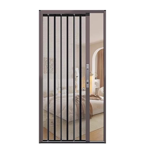 Wasserdichte Gitter-Schiebetür, belüftet, Akkordeon, faltbar, für Küche und Schlafzimmer Wasserdichte Gitter-Schiebetür, belüftet, Akkordeon, faltbar, für Küche und Schlafzimmer von Generisch