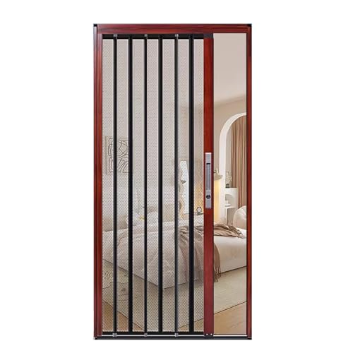 Wasserdichte Gitter-Schiebetür, belüftet, Akkordeon, faltbar, für Küche und Schlafzimmer Wasserdichte Gitter-Schiebetür, belüftet, Akkordeon, faltbar, für Küche und Schlafzimmer von Generisch