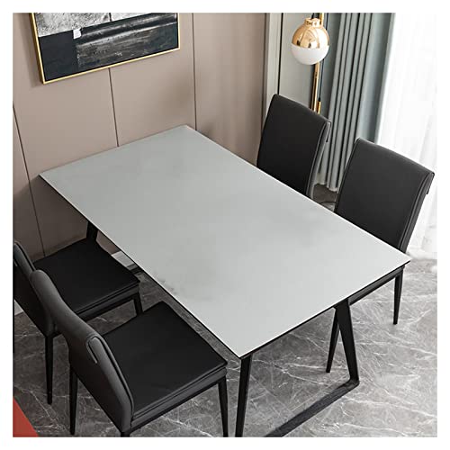Wasserdichte Kunstleder-Tischdecke, rechteckig oder quadratisch, hitzebeständig, abwischbar, für Innen- und Außenbereich, Hellgrau, 80 x 140 cm Wasserdichte Kunstleder-Tischdecke, rechteckig oder quadratisch, hitzebeständig, abwischbar, für Innen- und Außenbereich, Hellgrau, 80 x 140 cm von Generisch