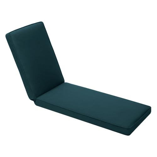 Wasserdichte Liegestuhl-Kissen, Outdoor-Sonnenliegen, schnell trocknend, waschbar, Gartenmöbel-Bezüge, Grün, 203 x 66 x 10 cm, perfekt für Terrasse und Pool Wasserdichte Liegestuhl-Kissen, Outdoor-Sonnenliegen, schnell trocknend, waschbar, Gartenmöbel-Bezüge, Grün, 203 x 66 x 10 cm, perfekt für Terrasse und Pool von Generisch