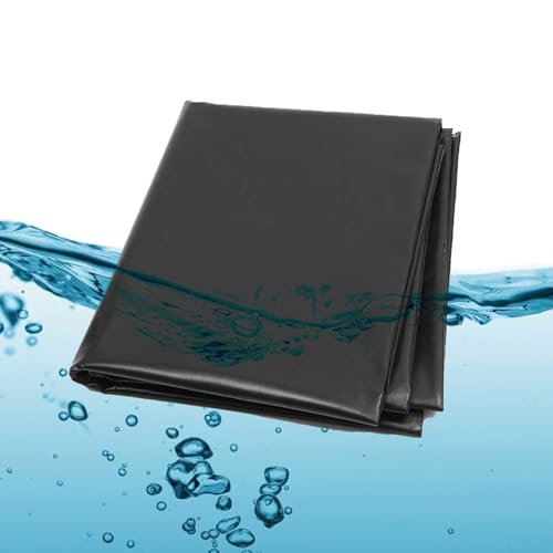 Wasserdichte PVC-Teichfolie, 7 x 14 m, schwarze Membran für Koiteiche, Garten, Wasserfälle, Fischteiche, 1 x 1 m, 3 x 12 m, 5 x 8 m, 7 x 10 m, 11 x 14 m Wasserdichte PVC-Teichfolie, 7 x 14 m, schwarze Membran für Koiteiche, Garten, Wasserfälle, Fischteiche, 1 x 1 m, 3 x 12 m, 5 x 8 m, 7 x 10 m, 11 x 14 m von Generisch