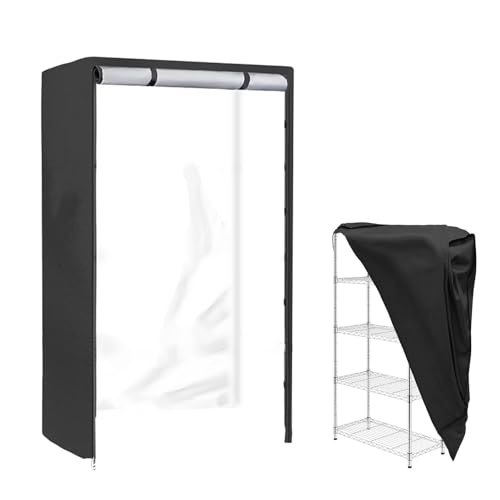 Wasserdichte Regalabdeckung | Oxford-Tuch – Regaleinheiten Abdeckung | Staubdicht – Drahtregal-Abdeckung | Schwerlastregal Display Rack Protector Abdeckung | Outdoor-Regalabdeckungen für Drahtregale von Generisch