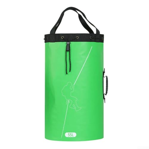 Wasserdichte Seiltasche für Wandern, Klettern und Arbeiten in der Luft (30 l, grün) von Generisch