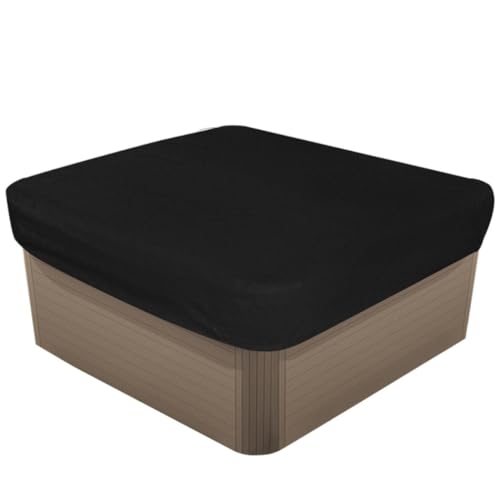 Wasserdichte Spa-Whirlpool-Abdeckung, Sonnenbeständiges Oxford-Tuch mit Silberfutter, staubdichtes Schutzdach, Outdoor Square Silver-Coated Waterproof Protector, 90,9 x 90,9 x 11,8 Zoll von Generisch