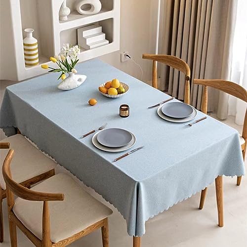 Wasserdichte Tischdecke aus Baumwollleinen, 130 x 220 cm, leicht zu reinigen, perfekt für Küche oder Außenbereich, stilvoll, ideal für den täglichen Gebrauch und besondere Anlässe Wasserdichte Tischdecke aus Baumwollleinen, 130 x 220 cm, leicht zu reinigen, perfekt für Küche oder Außenbereich, stilvoll, ideal für den täglichen Gebrauch und besondere Anlässe von Generisch