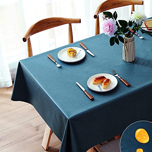 Wasserdichte Vinyl-Tischdecke, abwischbar, langlebig, schmutzabweisend, 90 x 140 cm, perfekt für Esszimmer und Außenbereich Wasserdichte Vinyl-Tischdecke, abwischbar, langlebig, schmutzabweisend, 90 x 140 cm, perfekt für Esszimmer und Außenbereich von Generisch
