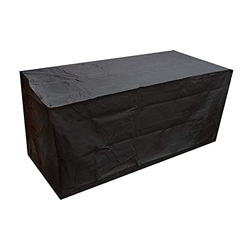 Wasserdichte rechteckige Outdoor-Tischabdeckung, 180 x 150 x 80 cm, winddichter Möbelschutz für Gartentische und Stühle, Klapptischabdeckung, Allwetterschutz von Generisch