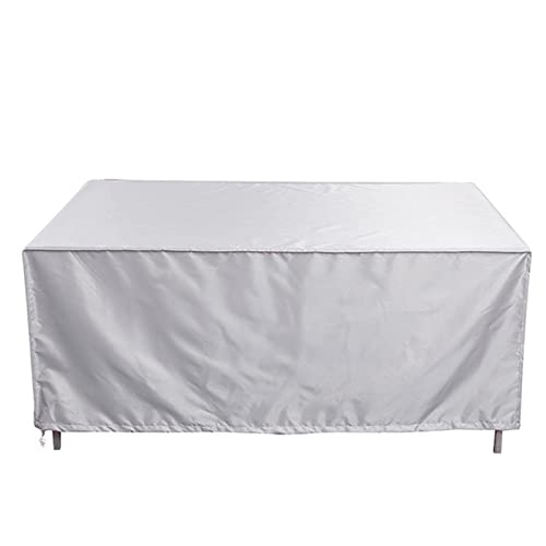 Wasserdichte robuste Gartenmöbelabdeckungen – 697D Oxford-Polyester, rechteckige Terrassenabdeckung für Tisch und Rattan-Sofa von Generisch
