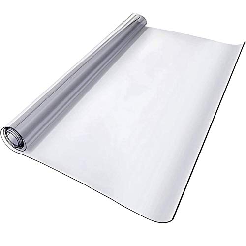 Wasserdichte transparente Kunststoff-Tischabdeckung, 120 x 170 cm, 0,5 mm dick, rechteckig, leicht zu reinigen, Esszimmerschutz für Tisch, Schreibtisch, Couchtisch, Teppichschutz von Generisch