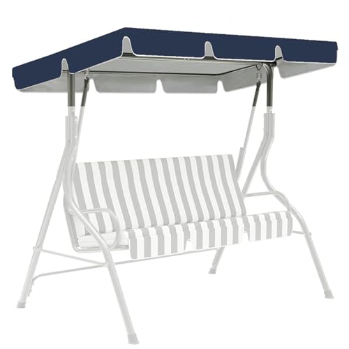 Wasserdichter Anti-UV-Terrassenschaukel-Ersatz – 2- und 3-Sitzer-Hängematten-Abdeckung für den Außenbereich, Garten und Terrasse von Generisch
