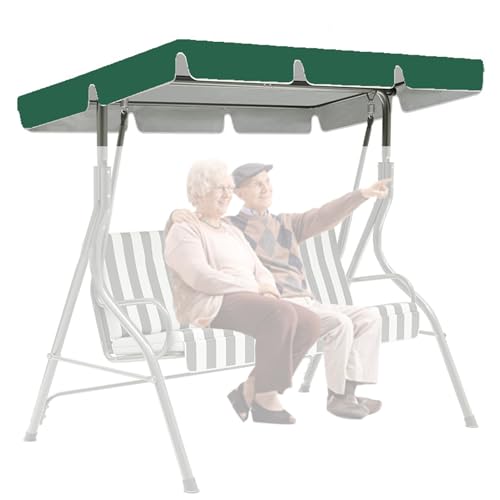 Wasserdichter Anti-UV-Terrassenschaukel-Ersatz – 2- und 3-Sitzer-Hängematten-Abdeckung für den Außenbereich, Garten und Terrasse von Generisch