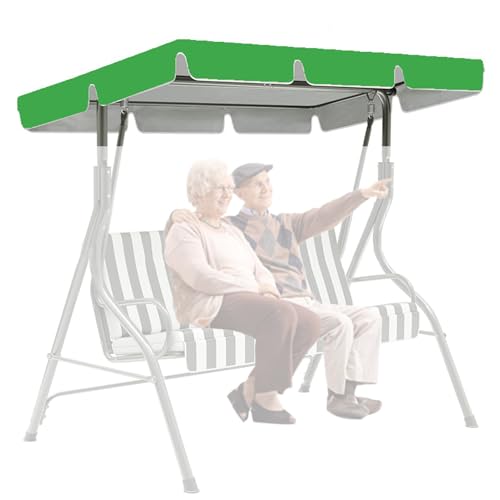 Wasserdichter Anti-UV-Terrassenschaukel-Ersatz – 2- und 3-Sitzer-Hängematten-Abdeckung für den Außenbereich, Garten und Terrasse von Generisch
