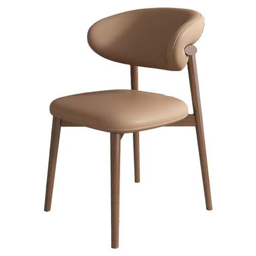 Wasserdichter Armlehnstuhl aus PU-Leder, Mid-Century Loungesessel mit Holzbeinen für Küche, Restaurant, Wohnzimmer und Schlafzimmer, stilvoll und Wasserdichter Armlehnstuhl aus PU-Leder, Mid-Century Loungesessel mit Holzbeinen für Küche, Restaurant, Wohnzimmer und Schlafzimmer, stilvoll und von Generisch
