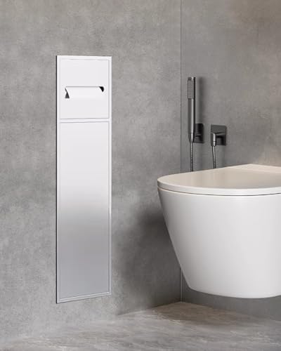 Wasserdichter Duschtuchhalter mit Aufbewahrung, platzsparender Badezimmer-Organizer für Taschentücher und Bürsten von Generisch