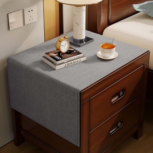 Wasserdichter Nachttisch-Staubschutz, Baumwolle und Leinen, knitterfreie Tischdecke für Esszimmer, 40 x 70 cm Wasserdichter Nachttisch-Staubschutz, Baumwolle und Leinen, knitterfreie Tischdecke für Esszimmer, 40 x 70 cm von Generisch