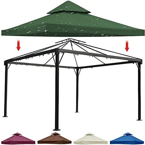 Wasserdichter Pavillon-Ersatz-Pavillon-Überdachung – belüfteter Oxford-Stoffbezug für Pergola und Terrassenschutz im Freien Wasserdichter Pavillon-Ersatz-Pavillon-Überdachung – belüfteter Oxford-Stoffbezug für Pergola und Terrassenschutz im Freien von Generisch