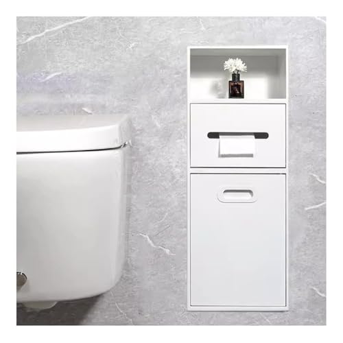 Wasserdichter Toilettenpapierhalter aus Edelstahl & Einbauaufbewahrung für Badezimmer - Ideal für Shampoo & Toilettenartikel Weiß 66x20x14cm Modernes Design Platzsparende Lösung Wasserdichter Toilettenpapierhalter aus Edelstahl & Einbauaufbewahrung für Badezimmer - Ideal für Shampoo & Toilettenartikel Weiß 66x20x14cm Modernes Design Platzsparende Lösung von Generisch