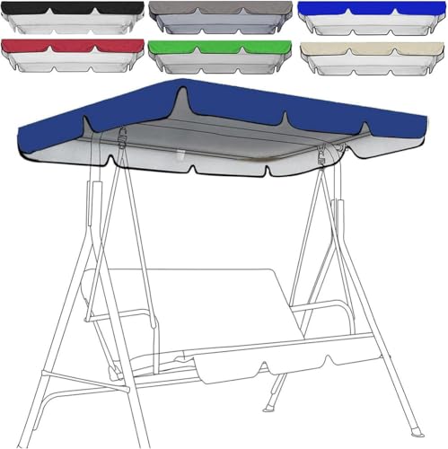 Wasserdichter UV-beständiger Schaukelstuhl-Ersatzbezug für 2-/3-/4-Sitzer-Gartenschaukelsitz – Outdoor-Schutz, 249 x 185 x 18 cm Wasserdichter UV-beständiger Schaukelstuhl-Ersatzbezug für 2-/3-/4-Sitzer-Gartenschaukelsitz – Outdoor-Schutz, 249 x 185 x 18 cm von Generisch