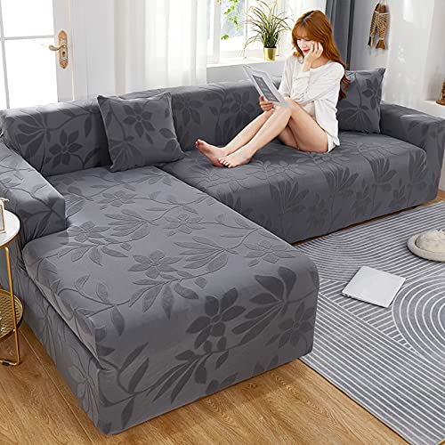 Wasserdichter rutschfester Sofa-Schonbezug, schmutzabweisend, Möbelschutz für 2-Sitzer, Liegestuhl, Multi-Sitzer, Couchbezug mit Bändern, langlebig und stilvoll von Generisch