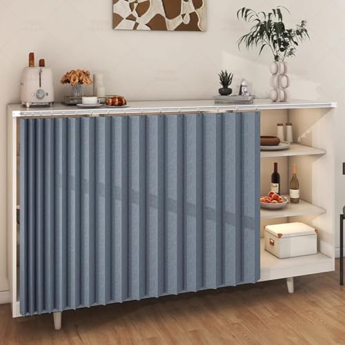 Wasserdichter staubdichter Schuhschrank & kurze Küchenvorhänge, multifunktional, unter der Spüle, Blau (70 x 60 cm) – perfekt für Badezimmer und Zuhause Aufbewahrungslösungen von Generisch
