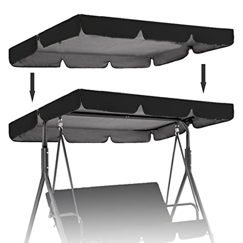 Wasserdichtes, UV-beständiges Ersatzdach für Terrassenschaukelsitz, Abdeckung für 2-3-Sitzer, Gartenhängematten, Outdoor-Möbelschutz von Generisch