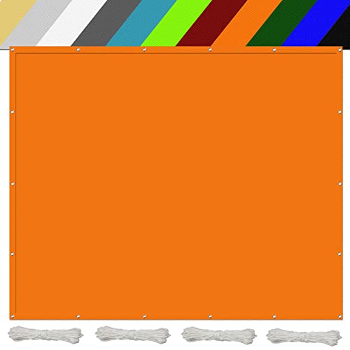 Wasserdichtes 3x9m Sportmarkise - Rechteckiger Balkon mit Ösen & Seilen für Camping, Terrasse, Pergola - Langlebiger Outdoor-Schatten in Orange Wasserdichtes 3x9m Sportmarkise - Rechteckiger Balkon mit Ösen & Seilen für Camping, Terrasse, Pergola - Langlebiger Outdoor-Schatten in Orange von Generisch