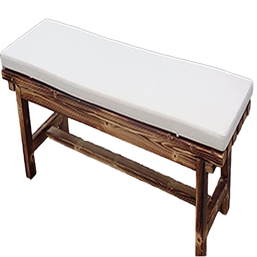 Wasserdichtes 5 cm dickes Bankkissen für 2-/3-Sitzer – lange Möbelunterlage für den Innen- und Außenbereich – ideal für Terrasse und Garten, Maße 150 x 45 x 5 cm von Generisch