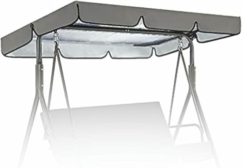 Wasserdichtes Ersatzdach für Outdoor-Schaukelstuhl – UV-beständiger Sonnenschutz für Terrassenschaukelsitz, perfekt für Entspannung im Hinterhof von Generisch