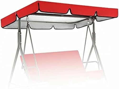 Wasserdichtes Ersatzdach für Schaukelsitz – Outdoor-Sonnenschutz mit 4 verstärkten Ecktaschen, perfekt für Gartenschaukelstuhl, einfach zu installieren von Generisch