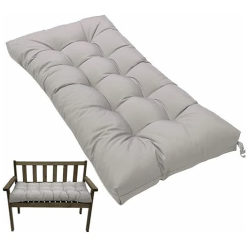 Wasserdichtes Gartenbankkissen, 130 x 50 cm, mit rutschfesten Riemen, perfekt für Outdoor- und Indoor-Bänke, Schaukelstühle und Terrassen-Sitzkomfort. Wasserdichtes Gartenbankkissen, 130 x 50 cm, mit rutschfesten Riemen, perfekt für Outdoor- und Indoor-Bänke, Schaukelstühle und Terrassen-Sitzkomfort. von Generisch