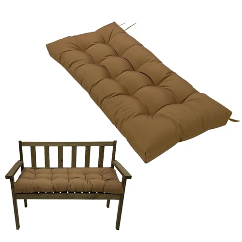 Wasserdichtes Gartenbankkissen, 130 x 50 cm, mit rutschfesten Riemen, perfekt für Outdoor- und Indoor-Bänke, Schaukelstühle und Terrassensitze Wasserdichtes Gartenbankkissen, 130 x 50 cm, mit rutschfesten Riemen, perfekt für Outdoor- und Indoor-Bänke, Schaukelstühle und Terrassensitze von Generisch