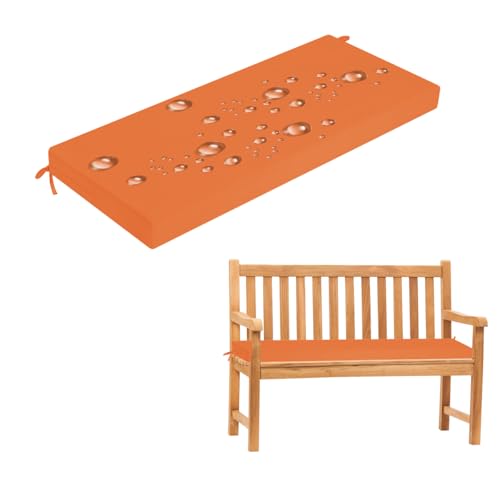 Wasserdichtes Outdoor-Bankkissen, rutschfestes Sitzpolster für Garten, Couch und Terrasse, abnehmbar, 180 x 30 x 5 cm, ideal für den Innen- und Außenbereich Wasserdichtes Outdoor-Bankkissen, rutschfestes Sitzpolster für Garten, Couch und Terrasse, abnehmbar, 180 x 30 x 5 cm, ideal für den Innen- und Außenbereich von Generisch
