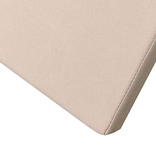 Wasserdichtes Outdoor Kissen für 2/3 Sitzer Gartenbank Dick Gepolstert Sofa Pad Terrasse Möbel Kissen Khaki 130 x 30 x 5 cm - Perfekt für Garten & Veranda von Generisch