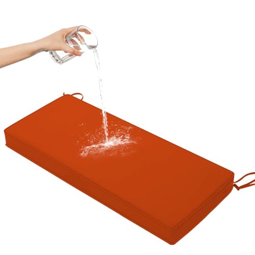 Wasserdichtes Rattan-Sitzkissen für den Außenbereich, dick, 8 cm, rutschfeste Garten-Sitzpolster mit Doppelkante, ideal für Erkersofas und Schaukeln, 150 x 45 cm Wasserdichtes Rattan-Sitzkissen für den Außenbereich, dick, 8 cm, rutschfeste Garten-Sitzpolster mit Doppelkante, ideal für Erkersofas und Schaukeln, 150 x 45 cm von Generisch