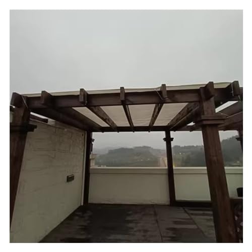 Wasserdichtes Terrassendachdach – 20 mm Vinyl-Stoff-Markisen-Segelplane mit Ösen für Außenterrasse, Pergola, Schattenschutz, anpassbare, regenfeste Lösung Wasserdichtes Terrassendachdach – 20 mm Vinyl-Stoff-Markisen-Segelplane mit Ösen für Außenterrasse, Pergola, Schattenschutz, anpassbare, regenfeste Lösung von Generisch