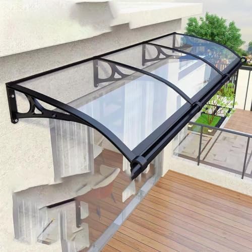 Wasserdichtes Türvordach für den Außenbereich – UV-Schutz Haustür Veranda Terrasse Dach Installation Einfach Geeignet für den Außenbereich von Generisch
