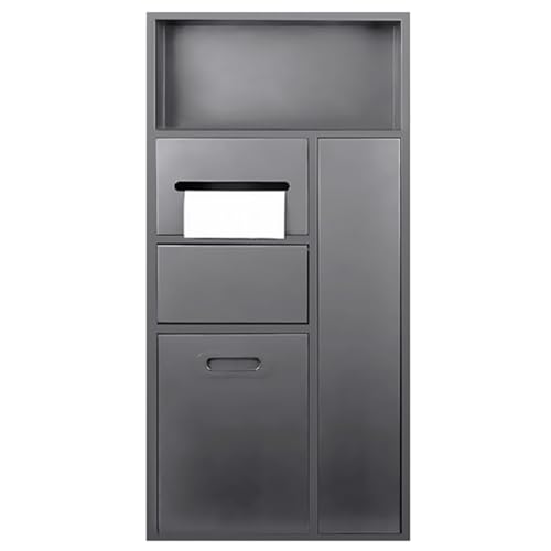 Wasserdichtes eingebettetes Regal – Premium-Edelstahl-Aufbewahrungsnische für Shampoo, Toilettenartikel & Toilettenpapier in Bad, Küche & Wohnzimmer Wasserdichtes eingebettetes Regal – Premium-Edelstahl-Aufbewahrungsnische für Shampoo, Toilettenartikel & Toilettenpapier in Bad, Küche & Wohnzimmer von Generisch