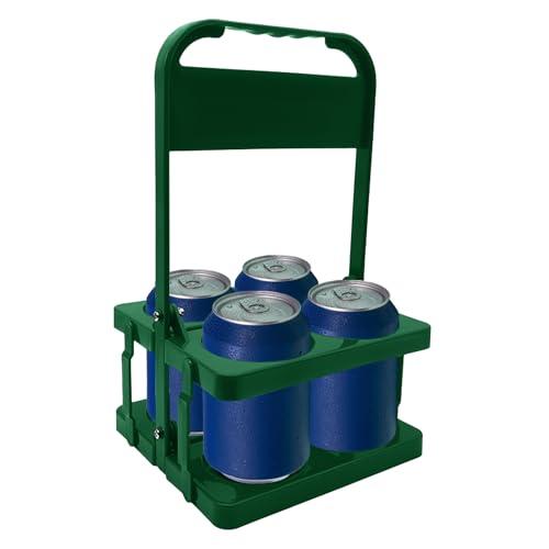 Wasserflaschen Organizer - Milchflaschenhalter | Milchflaschen Träger Mit 4 Fächern, Weinhalterständer, Weinbier -Haustür -Kiste, Cup -Halter Für Fitnessstudio -Schulungen Im Freien Im Freien Im Freie von Generisch