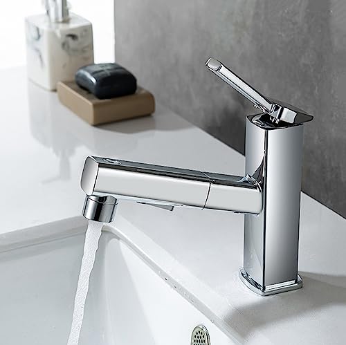 Wasserhahn Bad für Waschbecken Wasserhahn Bad Waschtischarmatur Ausziehbar 3 Betriebsarten 1 Loch mit Brause Für Unterbauspülen Chrom Armatur für Waschbecken Badezimmer Badarmatur Waschbeckenarmatur Wasserhahn Bad für Waschbecken Wasserhahn Bad Waschtischarmatur Ausziehbar 3 Betriebsarten 1 Loch mit Brause Für Unterbauspülen Chrom Armatur für Waschbecken Badezimmer Badarmatur Waschbeckenarmatur von Generisch