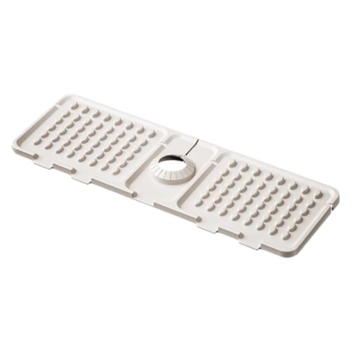 Wasserhahn Schutz Ablaufmatte - Spülschwamm Halterung Armatur Matte - Halter Mit Saugfähiger Und Wasserdichter Schnellentwässerung Zur Aufbewahrung Für Geschirr Im Haushalt Haus Wohnung von Generisch