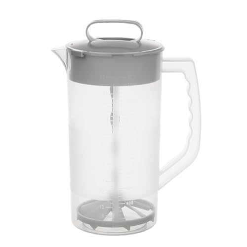 Wasserkaraffe, Kühlschrankkrug für Saft, Mischkrug, Saftkrüge, 2000 ml auslaufsicherer Mixkrug mit breiter Düse, Einfach zu mischender Krug, vielseitiger Saftbehälter für Getränke, Limonade von Generisch