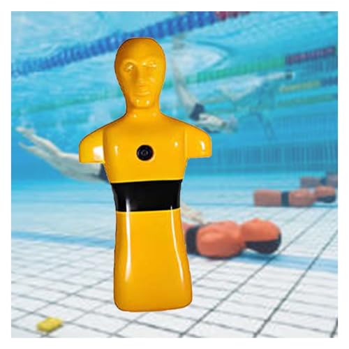 Wasserrettungs-Simulationspuppe, Lebensrettendes Lehrmittelmodell Mit 3 Wassereinlässen, for Schulen Von Strandtrainingseinrichtungen(Yellow) von Generisch