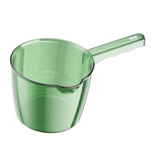 Wasserschaufeln – stabiler Badekrug | Wasserlöffel, Badebecher, Krug transparenter Wasserlöffel, starker, effizienter Badebecher mit langem Griff für Badezimmer für , Kinder, Küche, Badezimmer von Generisch