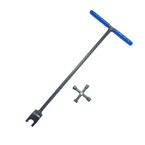 Wasserzähler Schlüssel,Multifunktionaler Ventilschlüssel | Garten Ventilschlüssel,für Haus Garten Rasen Hinterhof Outdoor Camping Installation von Generisch