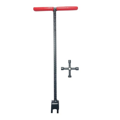 Wasserzähler Schlüssel | Multifunktionaler Ventilschlüssel | Installations Ventil Schlüssel - Für Heimwerker Gartenbewässerung Außenbereich Camping Bau Wasserzähler Schlüssel | Multifunktionaler Ventilschlüssel | Installations Ventil Schlüssel - Für Heimwerker Gartenbewässerung Außenbereich Camping Bau von Generisch
